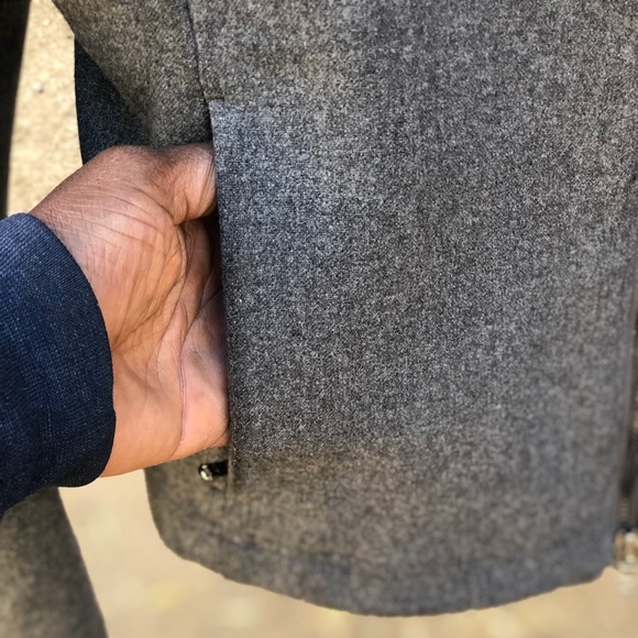 NW RLX Ralph Lauren Woolen Motorcycle Jacket Sz L - Picture 3 of 16